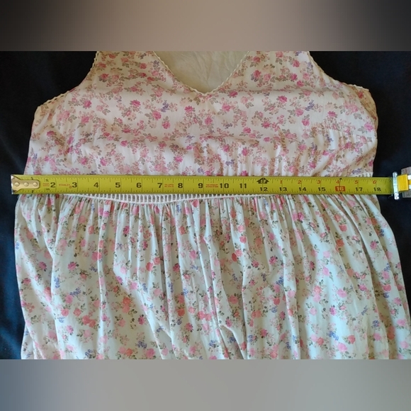 LoveShackFancy CAMILLE Petticoat Tier Floral Chic Dress Pink Patchwork Shabby XS - Picture 10 of 14